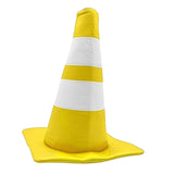 Maxbell Traffic Cone Hat Fancy Dress Costume Accessory for Masquerade Party Festival yellow Dome