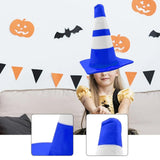 Maxbell Traffic Cone Hat Fancy Dress Costume Accessory for Masquerade Party Festival blue Dome