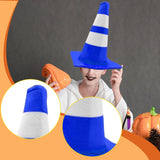 Maxbell Traffic Cone Hat Fancy Dress Costume Accessory for Masquerade Party Festival blue Dome