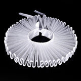 Maxbell Elizabethan Clown Neck Ruffle Costume Accessory for Gothic Prom Themed Party White