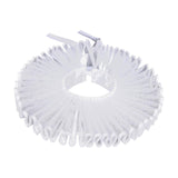Maxbell Elizabethan Clown Neck Ruffle Costume Accessory for Gothic Prom Themed Party White
