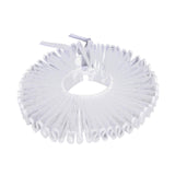 Maxbell Elizabethan Clown Neck Ruffle Costume Accessory for Gothic Prom Themed Party White