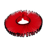 Maxbell Elizabethan Clown Neck Ruffle Sturdy Costume Accessory for Prop Party Gothic Red
