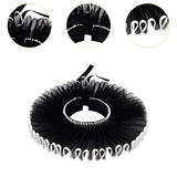 Maxbell Elizabethan Clown Neck Ruffle Sturdy Costume Accessory for Prop Party Gothic Black