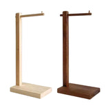 Maxbell Purse Holder Multipurpose Wood Jewelry Holder for Countertop Retail Showroom light brown