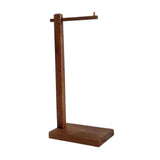 Maxbell Purse Holder Multipurpose Wood Jewelry Holder for Countertop Retail Showroom dark brown