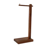 Maxbell Purse Holder Multipurpose Wood Jewelry Holder for Countertop Retail Showroom dark brown