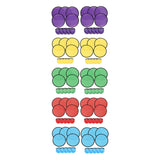 Maxbell 10 Pieces Folding Fans Portable for Performance Wedding DIY Outdoor Activity Violet