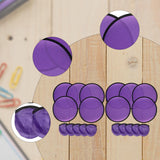 Maxbell 10 Pieces Folding Fans Portable for Performance Wedding DIY Outdoor Activity Violet