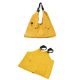 Maxbell Outdoor Vest Bag Strap Fishing Vest Comfort Workwear for Photo Climbing Work Yellow