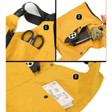 Maxbell Outdoor Vest Bag Strap Fishing Vest Comfort Workwear for Photo Climbing Work Yellow