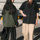 Maxbell Outdoor Vest Bag Strap Fishing Vest Comfort Workwear for Photo Climbing Work Green