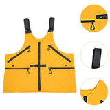 Maxbell Fly Fishing Vest Pack Jacket for Outdoor Activities Hiking for Men and Women Yellow
