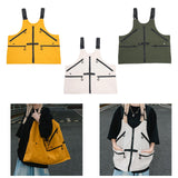 Maxbell Fly Fishing Vest Pack Jacket for Outdoor Activities Hiking for Men and Women Yellow