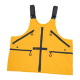 Maxbell Fly Fishing Vest Pack Jacket for Outdoor Activities Hiking for Men and Women Yellow