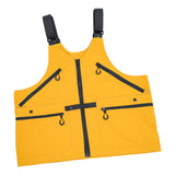 Maxbell Fly Fishing Vest Pack Jacket for Outdoor Activities Hiking for Men and Women Yellow