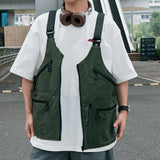 Maxbell Fly Fishing Vest Pack Jacket for Outdoor Activities Hiking for Men and Women Dark Green