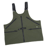 Maxbell Fly Fishing Vest Pack Jacket for Outdoor Activities Hiking for Men and Women Dark Green