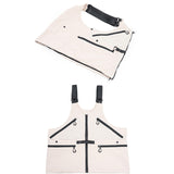 Maxbell Fly Fishing Vest Pack Jacket for Outdoor Activities Hiking for Men and Women White