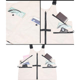 Maxbell Fly Fishing Vest Pack Jacket for Outdoor Activities Hiking for Men and Women White