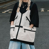 Maxbell Fly Fishing Vest Pack Jacket for Outdoor Activities Hiking for Men and Women White