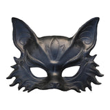 Maxbell Fox Mask Photo Props Accessory Practical Animal Face Mask for Animal Cosplay Black