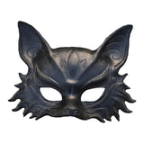 Maxbell Fox Mask Photo Props Accessory Practical Animal Face Mask for Animal Cosplay Black
