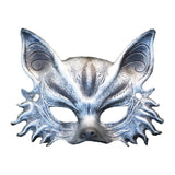 Maxbell Fox Mask Photo Props Accessory Practical Animal Face Mask for Animal Cosplay Silver