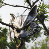 Maxbell Fox Mask Photo Props Accessory Practical Animal Face Mask for Animal Cosplay Silver