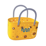 Maxbell Beach Bag Waterproof Multipurpose Stylish Portable Top Handle Pouch Tote Bag Yellow