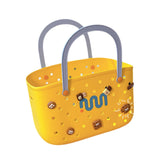 Maxbell Beach Bag Waterproof Multipurpose Stylish Portable Top Handle Pouch Tote Bag Yellow
