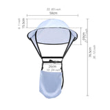 Maxbell Sun Hat Portable for Men Women Foldable Headwear for Climbing Outdoor Travel