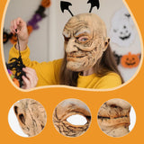 Maxbell Realistic Old Man Mask Funny Halloween Mask for Masquerade Halloween Holiday
