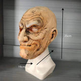 Maxbell Realistic Old Man Mask Funny Halloween Mask for Masquerade Halloween Holiday