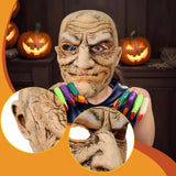 Maxbell Realistic Old Man Mask Funny Halloween Mask for Masquerade Halloween Holiday