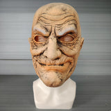 Maxbell Realistic Old Man Mask Funny Halloween Mask for Masquerade Halloween Holiday