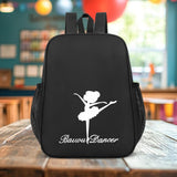 Maxbell Ballet Dance Backpack Portable Gymnastics Ballet Bag for Gym Weekender Girls Black