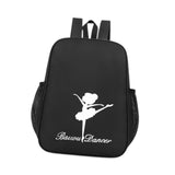 Maxbell Ballet Dance Backpack Portable Gymnastics Ballet Bag for Gym Weekender Girls Black