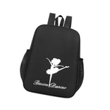 Maxbell Ballet Dance Backpack Portable Gymnastics Ballet Bag for Gym Weekender Girls Black