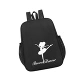 Maxbell Ballet Dance Backpack Portable Gymnastics Ballet Bag for Gym Weekender Girls Black