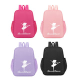 Maxbell Ballet Dance Backpack Portable Gymnastics Ballet Bag for Gym Weekender Girls Black