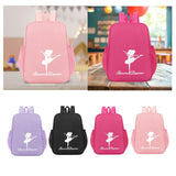 Maxbell Ballet Dance Backpack Portable Gymnastics Ballet Bag for Gym Weekender Girls Black