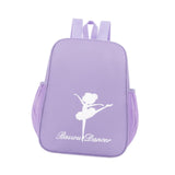 Maxbell Ballet Dance Backpack Portable Gymnastics Ballet Bag for Gym Weekender Girls Purple