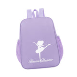 Maxbell Ballet Dance Backpack Portable Gymnastics Ballet Bag for Gym Weekender Girls Purple