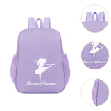 Maxbell Ballet Dance Backpack Portable Gymnastics Ballet Bag for Gym Weekender Girls Purple