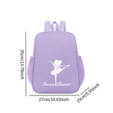 Maxbell Ballet Dance Backpack Portable Gymnastics Ballet Bag for Gym Weekender Girls Purple