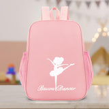 Maxbell Ballet Dance Backpack Portable Gymnastics Ballet Bag for Gym Weekender Girls Light Pink
