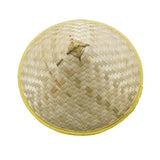 Maxbell Bamboo Hat DIY Wall Decoration Asian Conical Hat for Farming Beach Women Men no Pattern