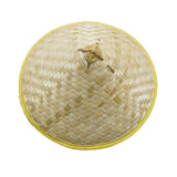 Maxbell Bamboo Hat DIY Wall Decoration Asian Conical Hat for Farming Beach Women Men no Pattern