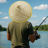 Maxbell Bamboo Hat DIY Wall Decoration Asian Conical Hat for Farming Beach Women Men no Pattern